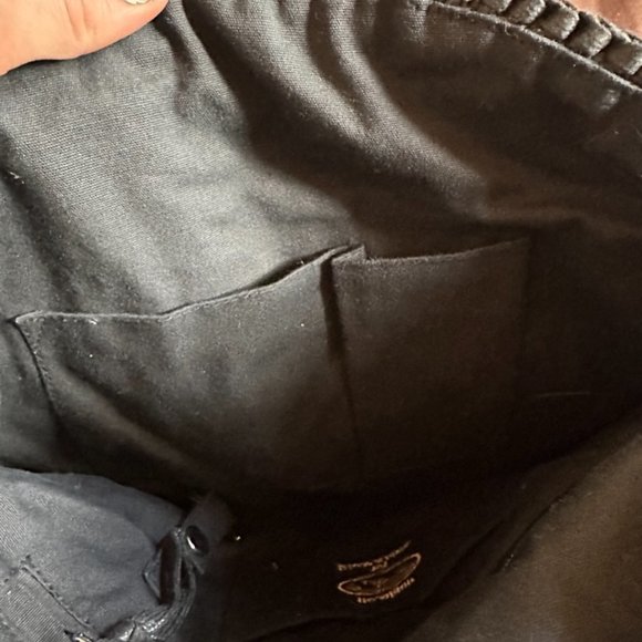 Made On Earth For David & Scotti Black Macramé Bag Purse - Picture 7 of 8